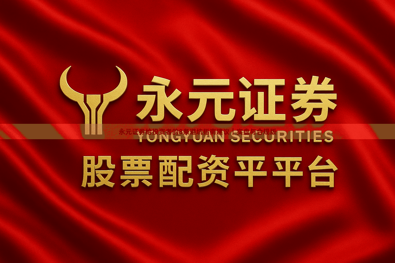 永元证券给投资者的8条避坑指南建议｜实盘与合规版